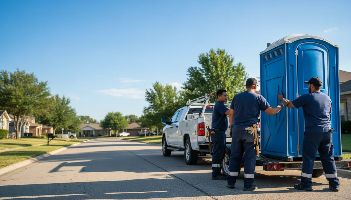 Portable Toilet Rental in Stonewall, TX near me